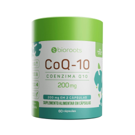 Coenzima Q10 200mg com 60 cápsulas - Bioroots