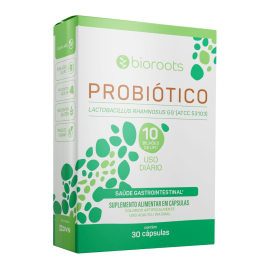 Probiótico 10 Bilhões de UFC Com 30 Cápsulas - Bioroots