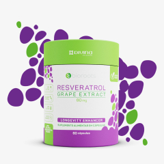 Resveratrol Grape Extract 80mg com 60 Unidades - Bioroots