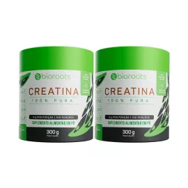 Kit 2x Creatina 100% Pura 300g - Bioroots